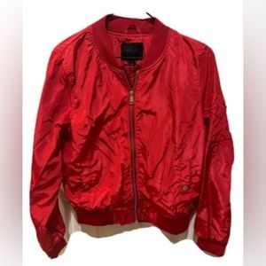 Miss London Red Jacket Full Zip